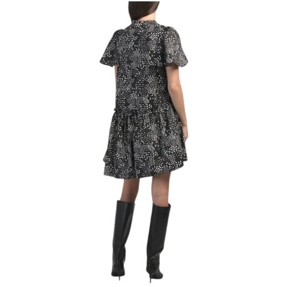 SUGAR LIPS Floral Print Short Sleeve Mini Dress - Picture 2 of 3